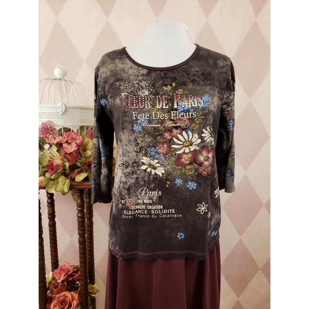 Dressbarn | Floral Paris Top